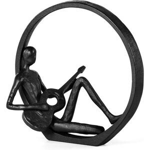 Music Décor Statue Guitar Figurine, Musician Sculpture Home Décor Musicians